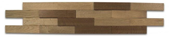 H WOOD MINI, DUB THERMO, 630 x 190 mm, brúsené lamely