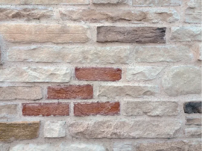 Kamenný obklad, Z BETONU, MIX Rustico, mix barev, 150 – 500 x 100 – 300 mm, tloušťka 20 - 60 mm, 0,75 m2