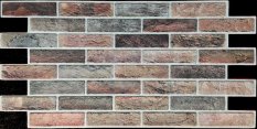 PVC dekorační panely - Brick burnt, 960 x 485 x 0,35 mm