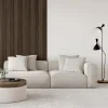 Akustický panel ACOUSTIC LINE - ezotica | černá, 2650 x 245 x 22 mm, lamely MDF + FINISH FOLIE, akustický podklad FILC