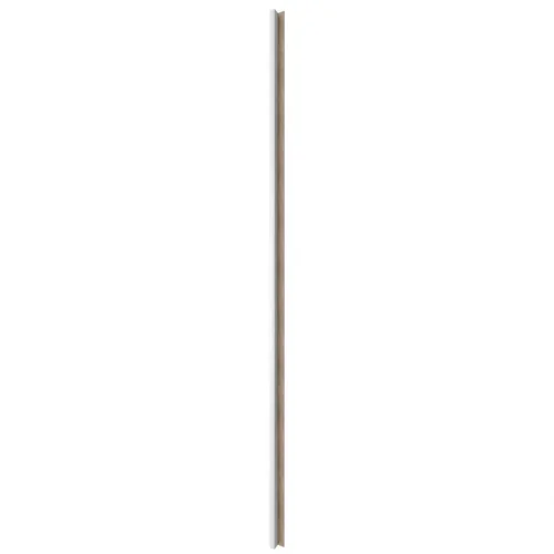 LINEA 1 drevená lamela na doske - biela | dub, 2750 x 64 x 40 mm