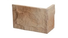 Betonový obklad, ROH, Z BETONU, ROMA 1, hnědá, 98 - 230 x 1160 mm, tloušťka 16-27 mm, 0.36 m2