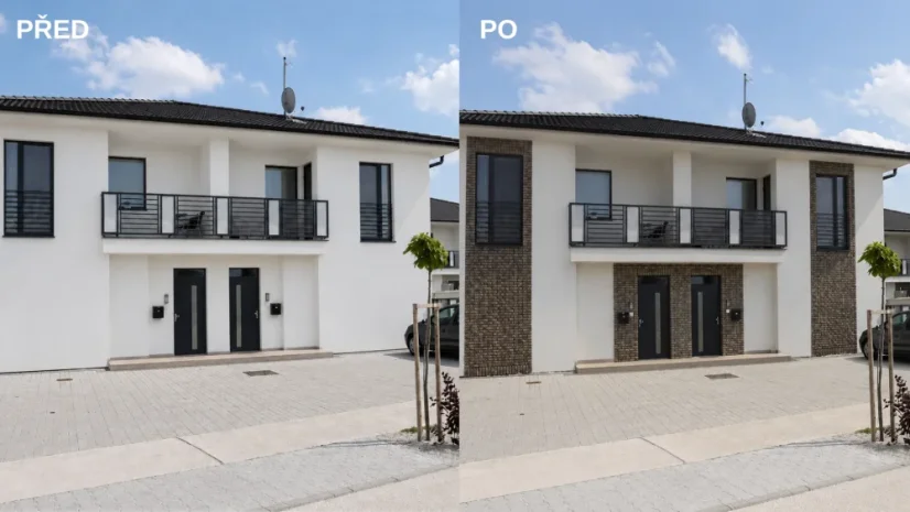 Cihlový obklad, Z BETONU, RUSTIK 526, šedá, 210 x 60 mm, tloušťka 10-18 mm, 1 m2