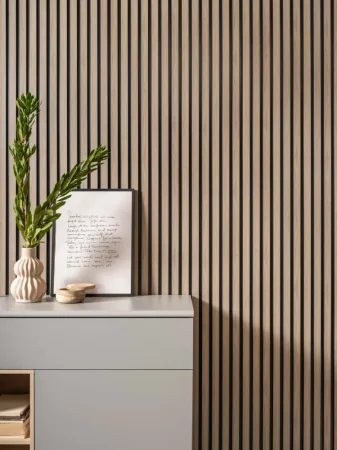 Voděodolný lamelový panel - realizace bez viditelných spojů 