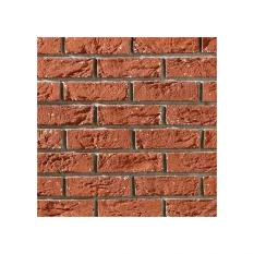 Cihlový obklad, ROH, Z BETONU, COUNTRY 718, červená, 80 - 190 x 62 mm,  tloušťka 14-17 mm, 1,80 bm