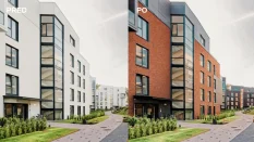 Cihlový obklad, Z BETONU, DALLAS 1, tmavě červená, 215 x 72 mm, tloušťka 21-22 mm, 0,46 m2