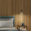 Velkoformátový lamelový panel SONORA - DUBOVÁ DÝHA, 600 x 2750 x 11 mm, ČERNÝ MDF PANEL