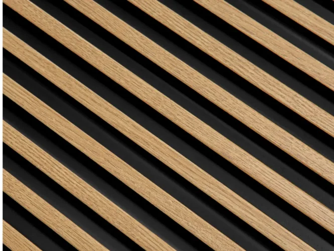 Vodotesný lamelový panel (päť lamiel) - DUB PRÍRODNÝ, 2700 x 120 x 12 mm