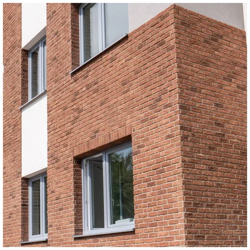 Cihlový obklad, Z BETONU, CAMBRIDGE 4, hnědá, 208 x 63 mm, tloušťka 12-18 mm, 0.91 m2