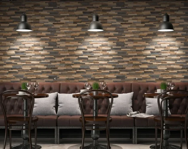 Dřevěné obklady do restaurace