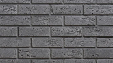 Cihlový obklad, Z BETONU, BOSTON 1 - grey, tmavě šedá, 222 x 73 mm, tloušťka 8-21 mm, 0.52 m2
