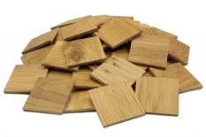 VZOREK - DUB 50 (50 x 50 mm) - 2 mm, Broušený (olejovaný) - rozměr vzorku: 7 ks