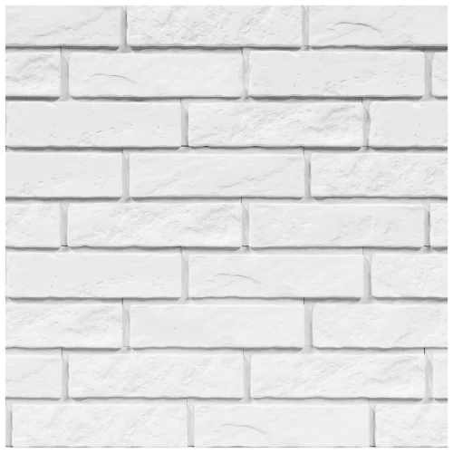 Cihlový obklad, ZE SÁDRY, PANAMA 1, bílá, 263 x 147 mm, tloušťka 10-20 mm, 0,42 m2