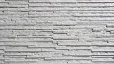 Betonový obklad, Z BETONU, PALERMO 1, bílá, 550 x 142 mm, tloušťka 10-26 mm, 0.62 m2