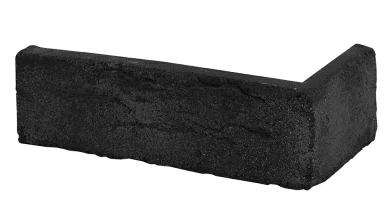 Tehlový obklad, ROH, Z BETÓNU, COUNTRY 630, tmavosivá, hrúbka 14-17 mm, 0.48 m2