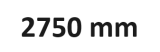 2750 mm