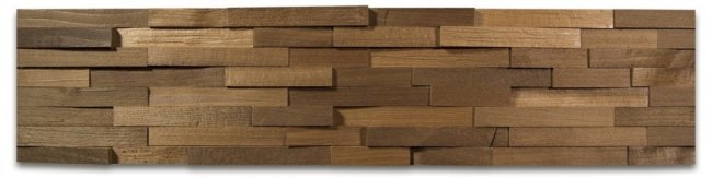 SPLITT MINI WOOD, DUB TERMO, 8 řad, štípaný obklad (790 x 180 mm)