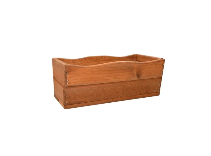 Truhlík 44 / 64 cm - zelený, hnedý, prírodný - Farba: Stredne hnedá, Rozmer: 170 x 440 x 220 mm