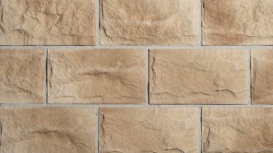 Betonový obklad, Z BETONU, ROMA 1, hnědá, 160 x 285 mm, tloušťka 16-27 mm, 0.75 m2