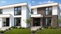 Cihlový obklad, Z BETONU, CAMBRIDGE 16, šedá, 208 x 63 mm, tloušťka 12-18 mm, 0.91 m2