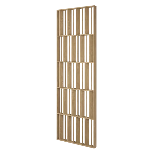 Dělící příčka JAPANDI, 520-2720 x 1800-2750 mm, (MDF), PŘÍRODNÍ DUB