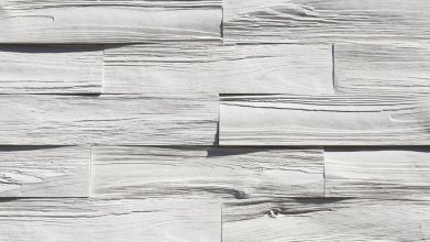 Betonový obklad, Z BETONU, TIMBER 2, bílá, 530 x 117 mm, tloušťka 12-28 mm, 0.43 m2
