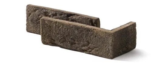 Tehlový obklad, ROH, Z BETÓNU, COUNTRY 618, hnedá, 80 - 190 x 62 mm, hrúbka 14-17 mm, 0.48 m2