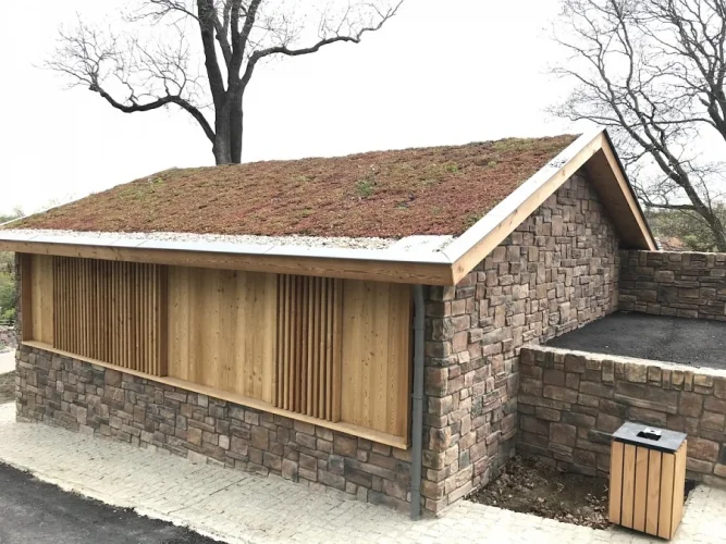 Kamenný obklad, Z BETONU, MIX Colorado, hnědo-černá, 150 – 500 x 100 – 300 mm, tloušťka 20 - 60 mm, 0,5 m2