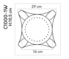 Hlavica - 105 x 265 x 265 mm