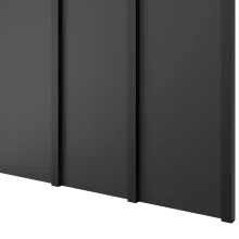 Dizajnový obkladový panel JAPANDI (MDF), ČIERNA, 24 x 300 x 2750 mm (0,825 m2)
