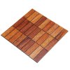 MERBAU mozaika 2D - dřevěný obklad do koupelny a kuchyně - Mozaika: 30 x 93 mm