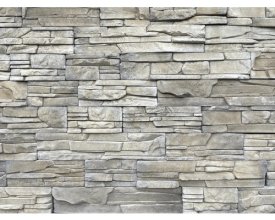 Kamenný obklad, Z BETONU, Slanec Gardena, hnědošedá, 200, 300, 500 x 100 mm, tloušťka 10 - 28 mm, 0.5 m2