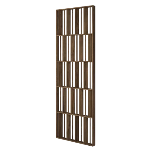 Deliaca priečka JAPANDI, 520-2720 x 1800-2750 mm, (MDF), ORECH