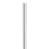 LINEA 1 drevená lamela na doske - biela | biela, 2750 x 64 x 40 mm