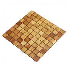 IROKO mozaika 2D - dřevěný obklad do koupelny a kuchyně
