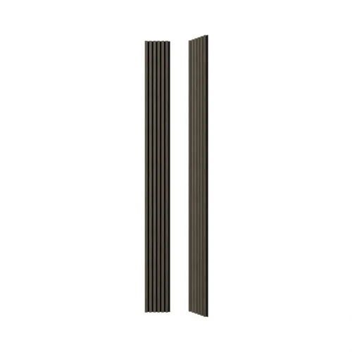 Akustický panel ACOUSTIC LINE - hakira beige | čierna, 2650 x 245 x 22 mm, lamely MDF + FINISH FOLE, akustický podklad FILC