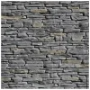 Kamenný obklad, Z BETONU, PORTO 2, tmavě šedá, 110 x 540 mm, tloušťka 19 - 30 mm, 0.36 m2