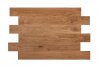 DUB RIVER, 120 x 1000 mm - POSLEDNÉ BALENIE - 0,84 m² (7 kusov), kartáčovaný povrch, olej vytvrdený UV žiarením - 2D drevený obklad