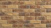 Cihlový obklad, Z BETONU, COUNTRY 610, hnědá, 205 x 62 mm, tloušťka 14-17 mm, 1 m2