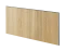 Lamelový panel TANAMI - DUBOVÁ DÝHA, 600 x 300 x 11 mm, ČERNÝ MDF PANEL