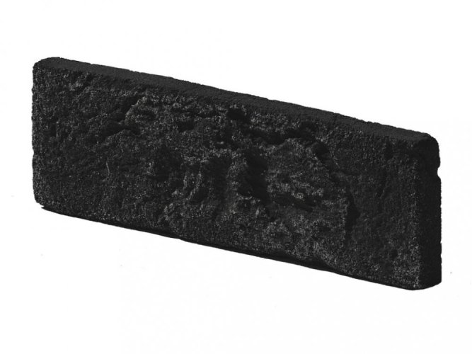 Cihlový obklad, Z BETONU, COUNTRY 630, tmavě šedá, 205 x 62 mm, tloušťka 14-17 mm, 1 m2