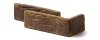 Cihlový obklad, ROH, Z BETONU, COUNTRY 610, středně hnědá, 80 - 190 x 62 mm, tloušťka 14-17 mm, 0.48 m2