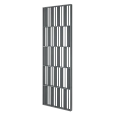 Dělící příčka JAPANDI, 520-2720 x 1800-2750 mm, (MDF), GRAFIT(ANTRACIT)