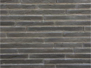 Cihlový obklad, Z BETONU, Mura Brick FUEGO 328, tmavě šedá, 500 x 40 mm, tloušťka 35 - 40 mm, 0,5 m2