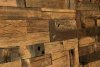 VZOREK - DŘEVĚNÁ LODNÍ MOZAIKA - OBKLADOVÝ PANEL - ROZMĚR VZORKU: 200 x 150 mm