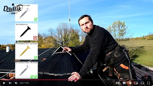MONTÁŽNÍ VIDEO: Jak na POSLEDNÍ ŘÁDEK VE VALBĚ (polovalbě) u plastového šindele EUREKO DDS II