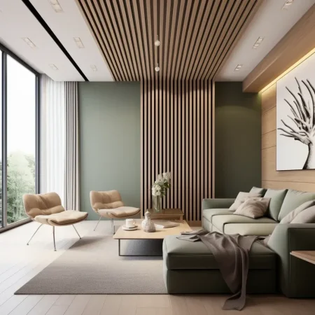 Obkladové lamelové panely jsou vhodné na strop - ideální řešení pro starý strop