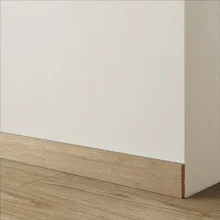 Soklová lišta - DUB PRÍRODNÝ, 80 x 16 x 2750 mm  (šírka x hĺbka x dĺžka)