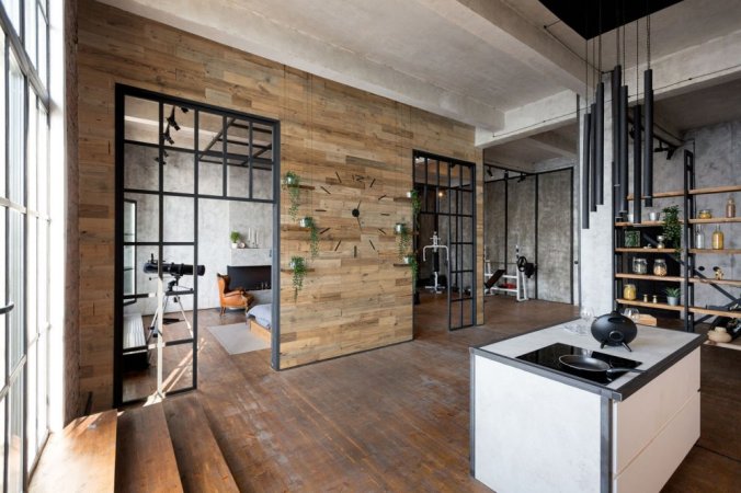 Dřevěné panely na zeď do bytu