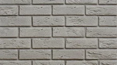 Tehlový obklad, Z BETÓNU, BOSTON 4 - moonlight, stredne sivá, 222 x 73 mm, hrúbka 8-21 mm, 0.52 m2